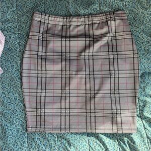 SHEIN Plaid Mini Skirt